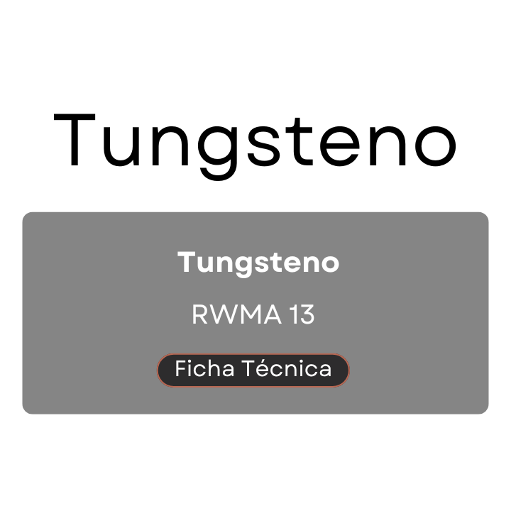 Cobres Especiales Tungsteno RWMA 13